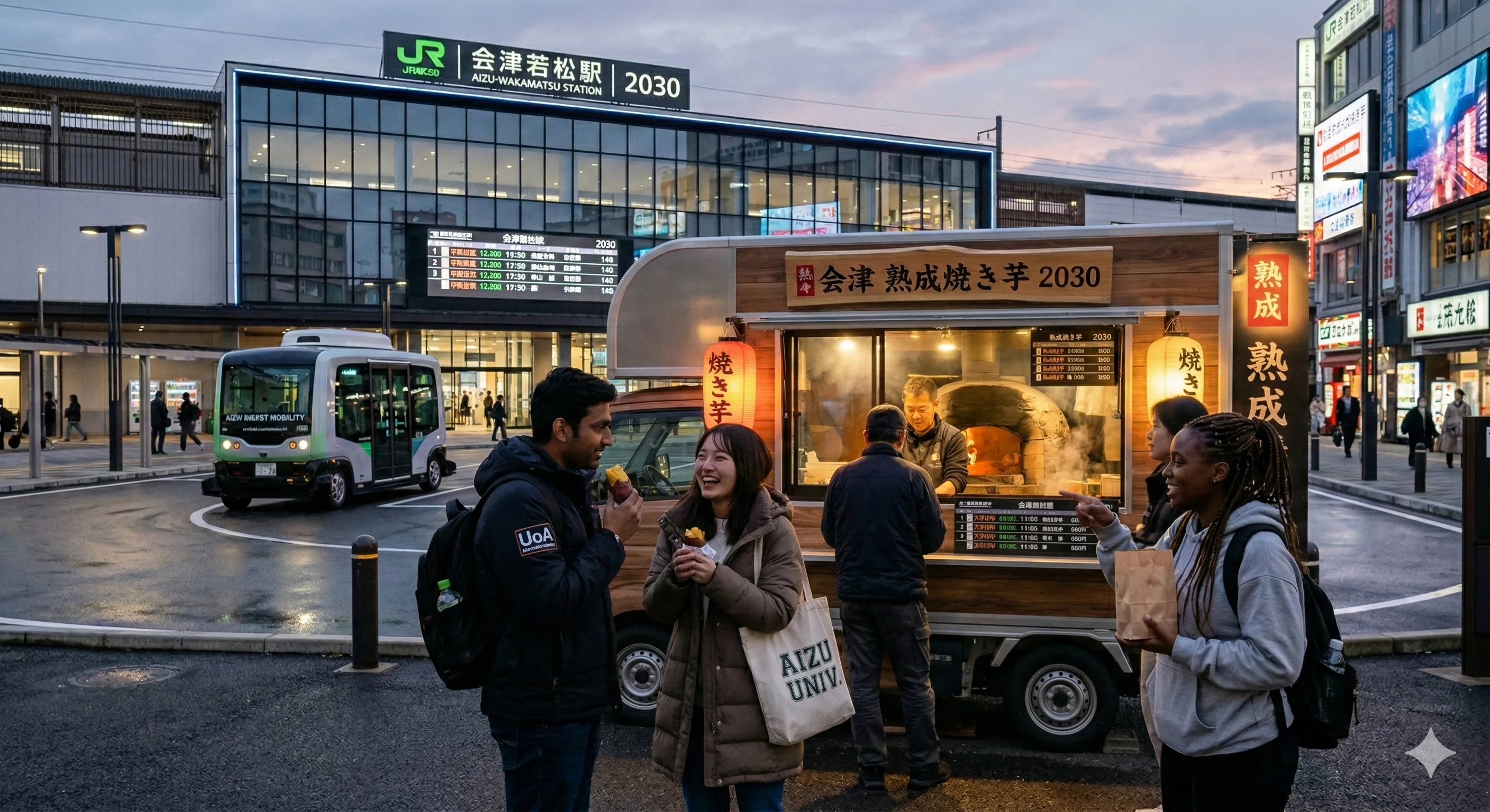 焼き芋屋をキッチンカーに変更